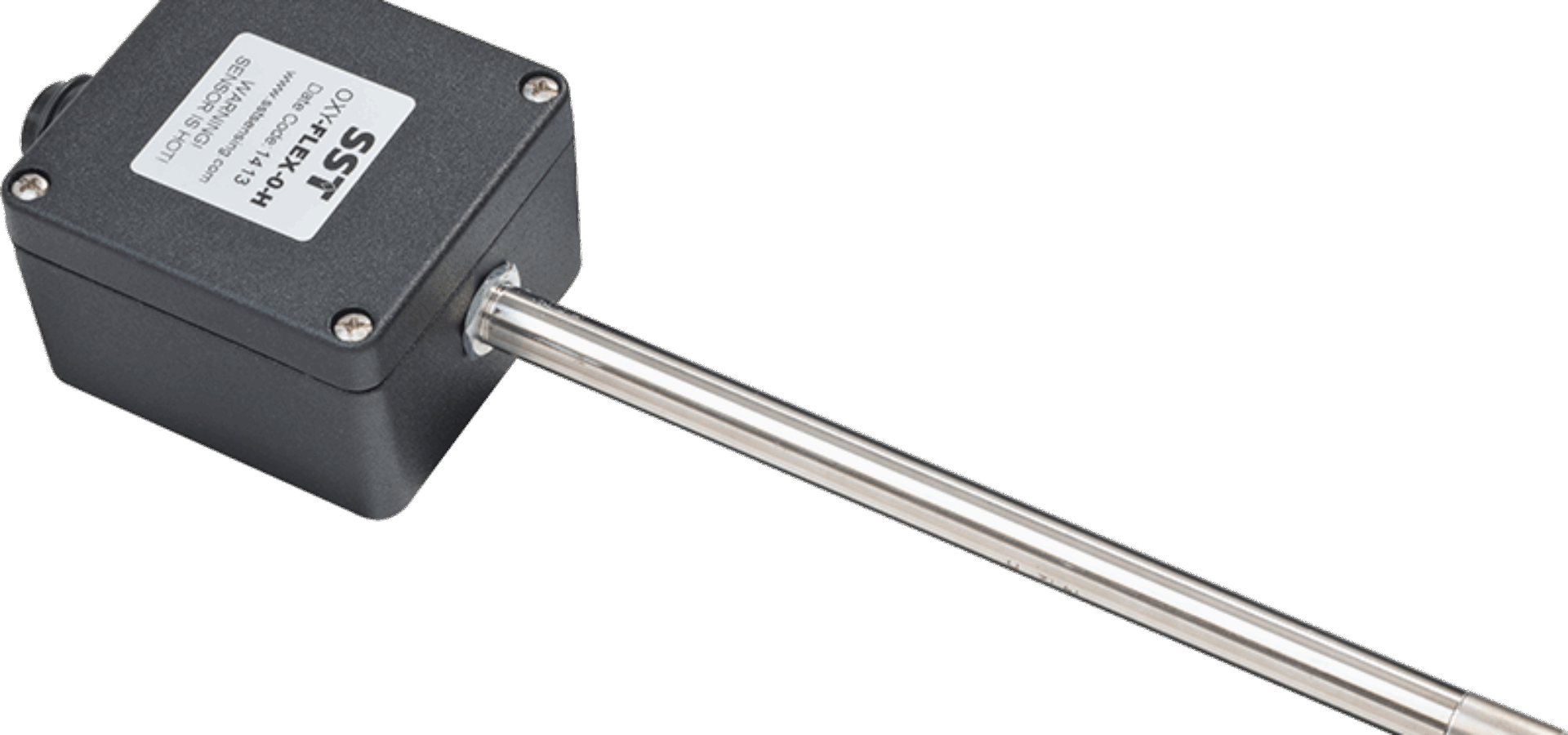 OXY-Flex zirconia oxygen analyser with 4-20 mA, 0-10 V, RS232 outputs in IP65 housing